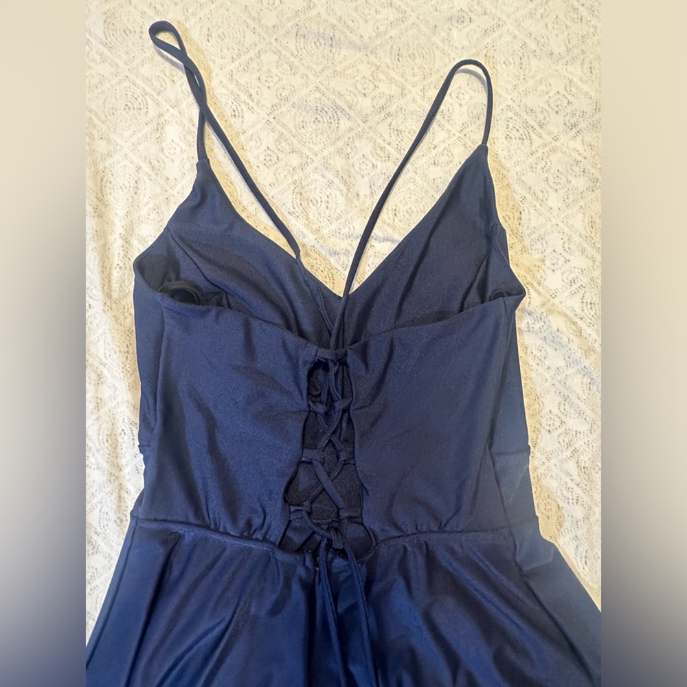 Navy Blue Dress | Long | M